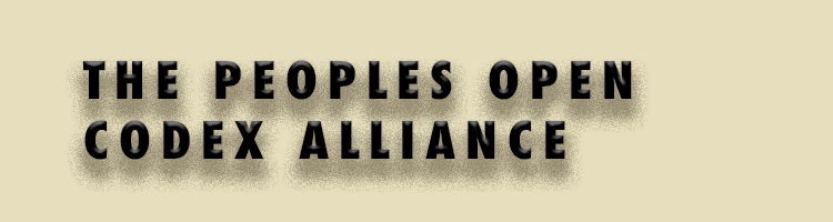 THE PEOPLES OPEN CODEX ALLIANCE